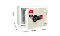 Сейф вогнестійкий FRS 30 E WHITE